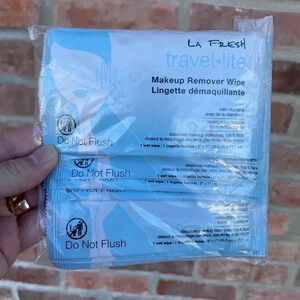 LA Fresh Travel-Lite Makeup Remover Wipes over 20 NEW Sealed